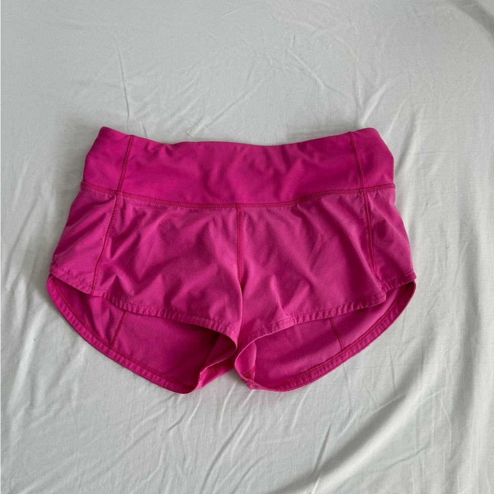Lululemon Sonic Pink Speed Ups 2.5”